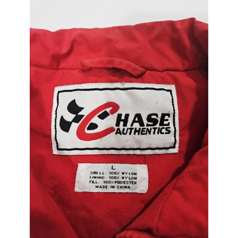 Dale Earnhardt Jr Chase Authentics Budweiser NASCAR Racing Jacket, Size L - Picture 3 of 8